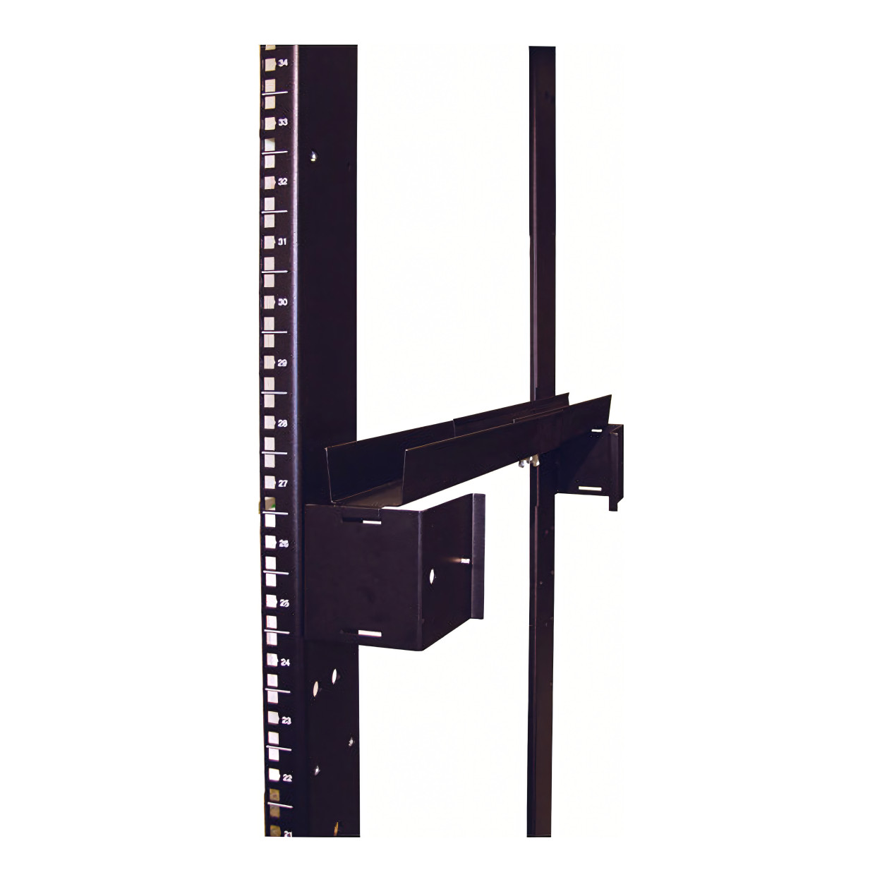 APC AR8008BLK 18-30-inch Side Channel Horizontal Cable Organizer