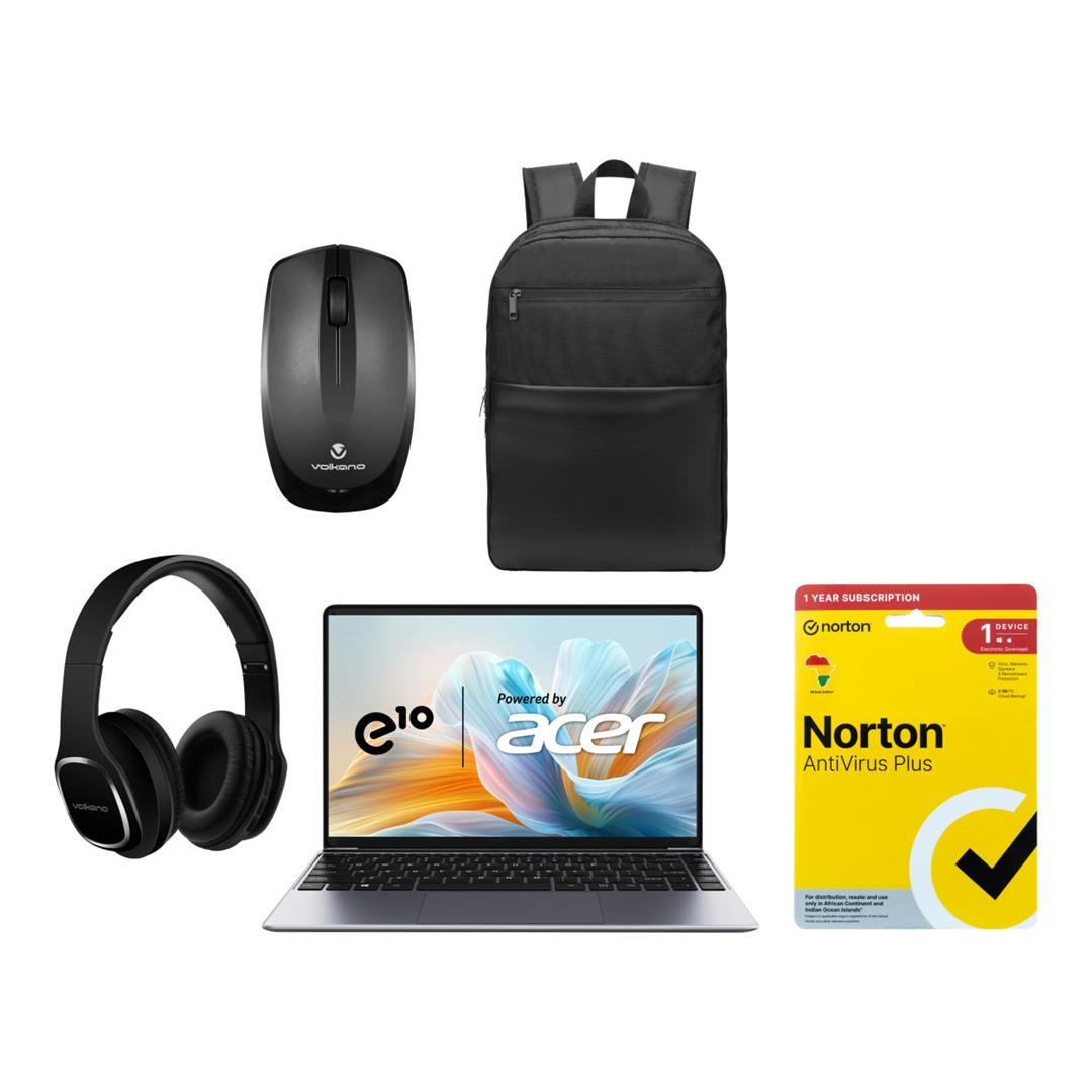 Acer ETBook e10 AMD Ryzen 3 14-inch Win 11 Home Laptop and Business Bundle