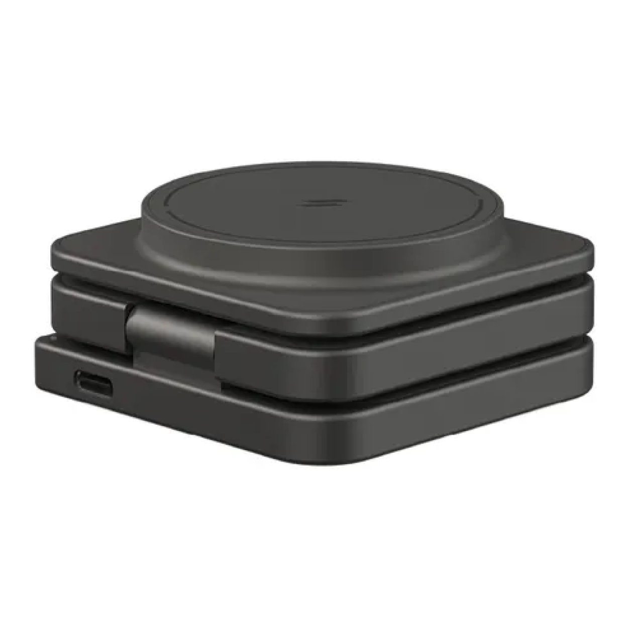 Adam Elements Mag 3 Ultra Qi2 3-in-1 Foldable Charging Station - Space Grey APAADMAG3ULGY