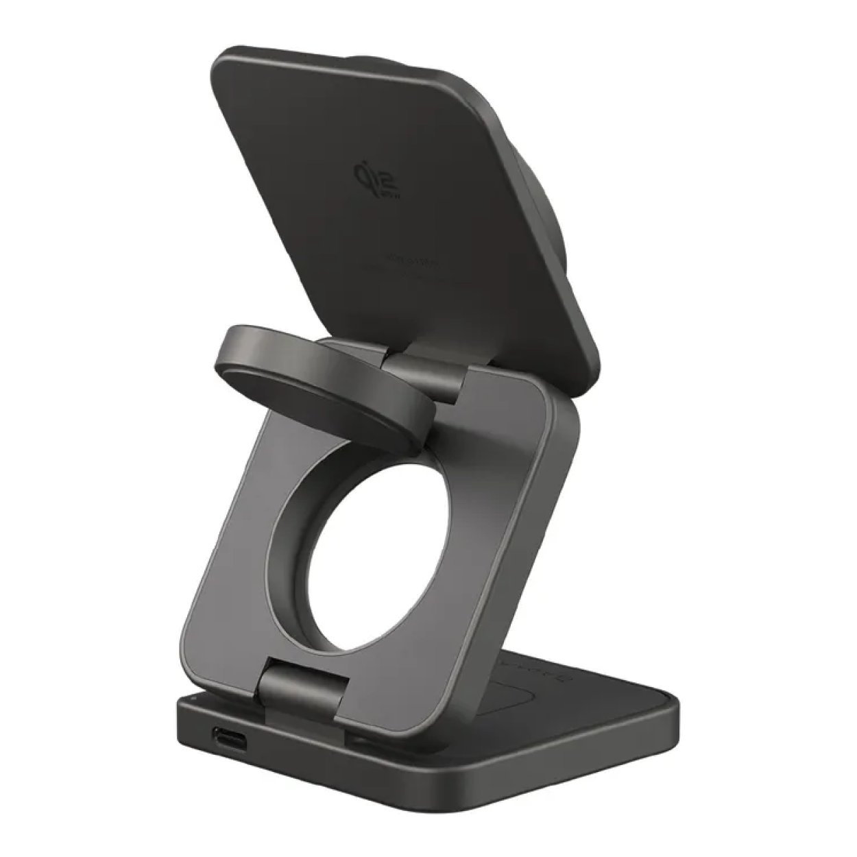 Adam Elements Mag 3 Ultra Qi2 3-in-1 Foldable Charging Station - Space Grey APAADMAG3ULGY