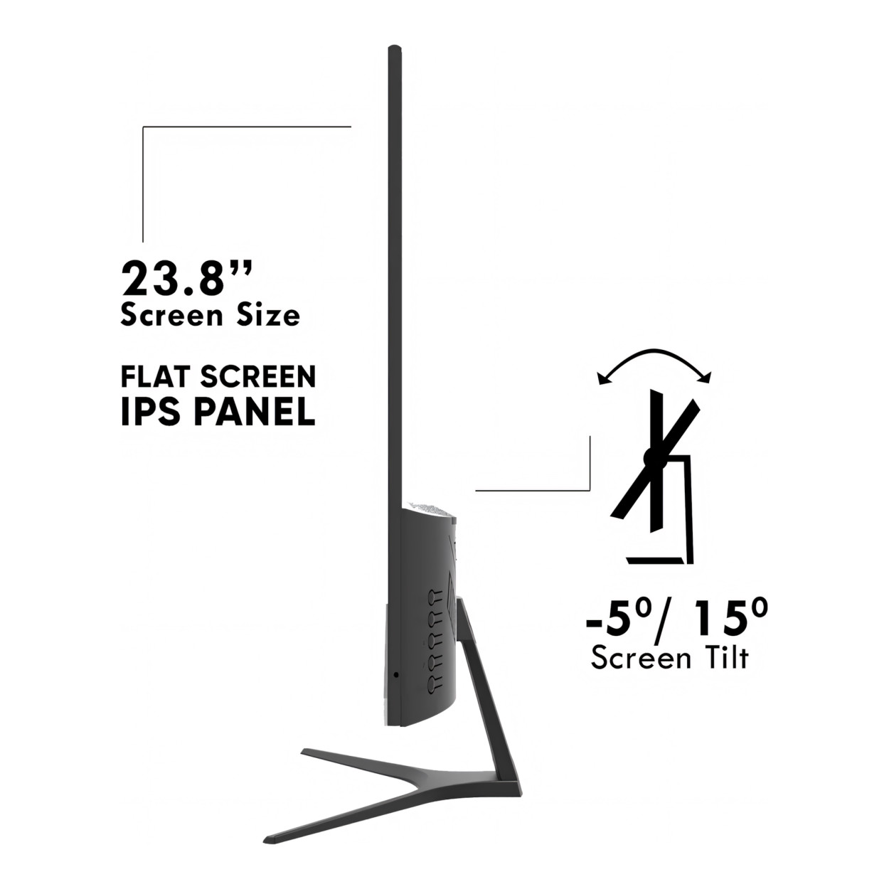 Armaggeddon Pixxel+ PXP24G IPS Display and Tilt Adjustment