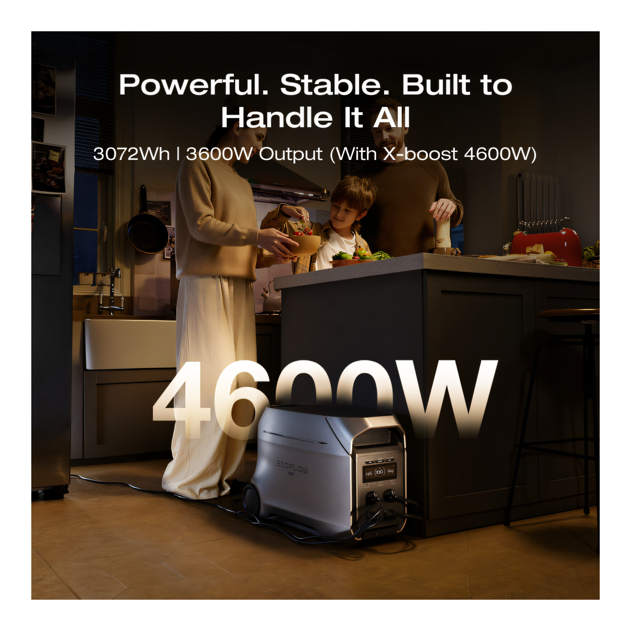 EcoFlow Delta 3 Ultra Plus 3600W Portable Power Station