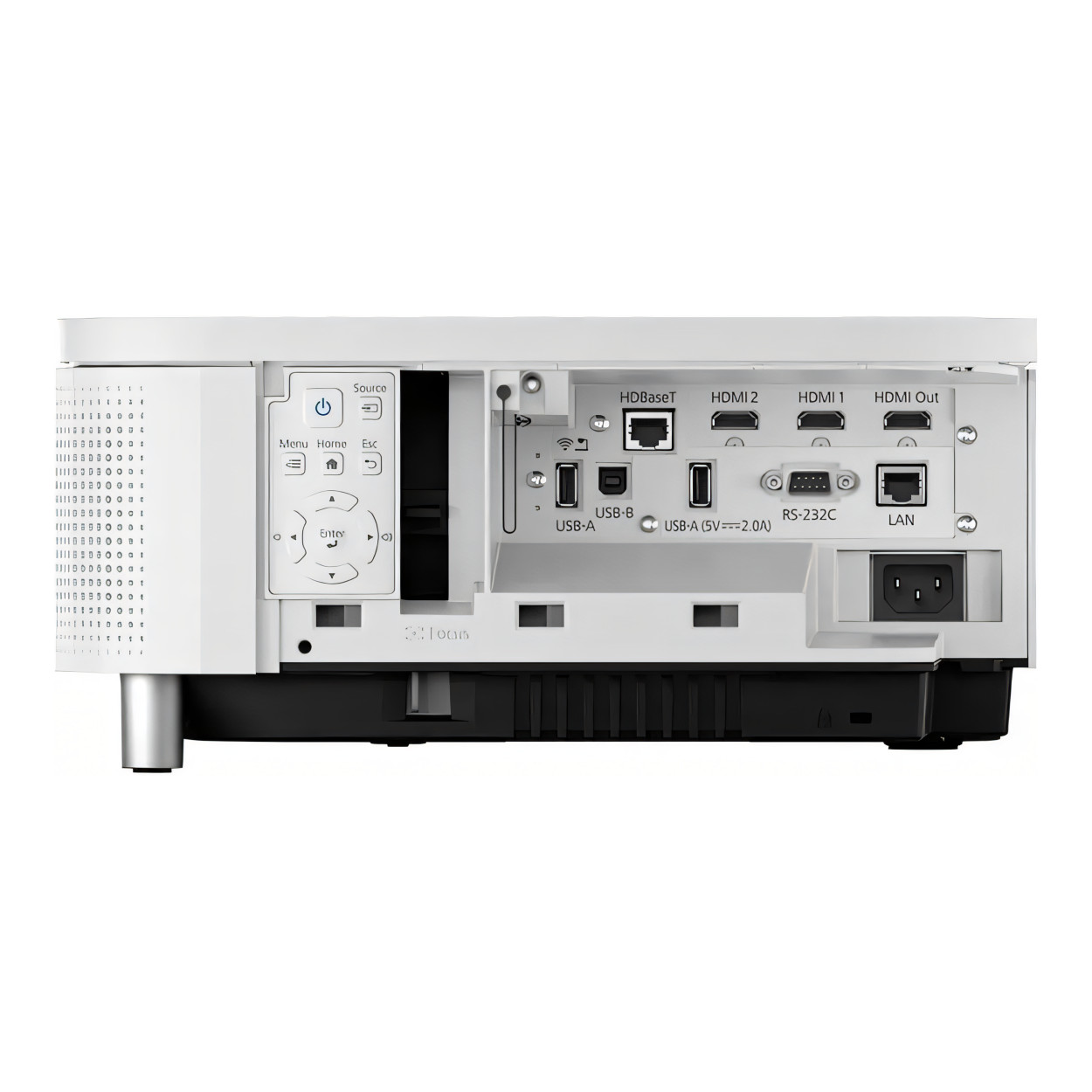 Epson EB-810E Data Projector FHD 4K Enhancement 5000 ANSI lumens Super Ultra Short Throw 3LCD 1920x1080 Projector White V11HA99080
