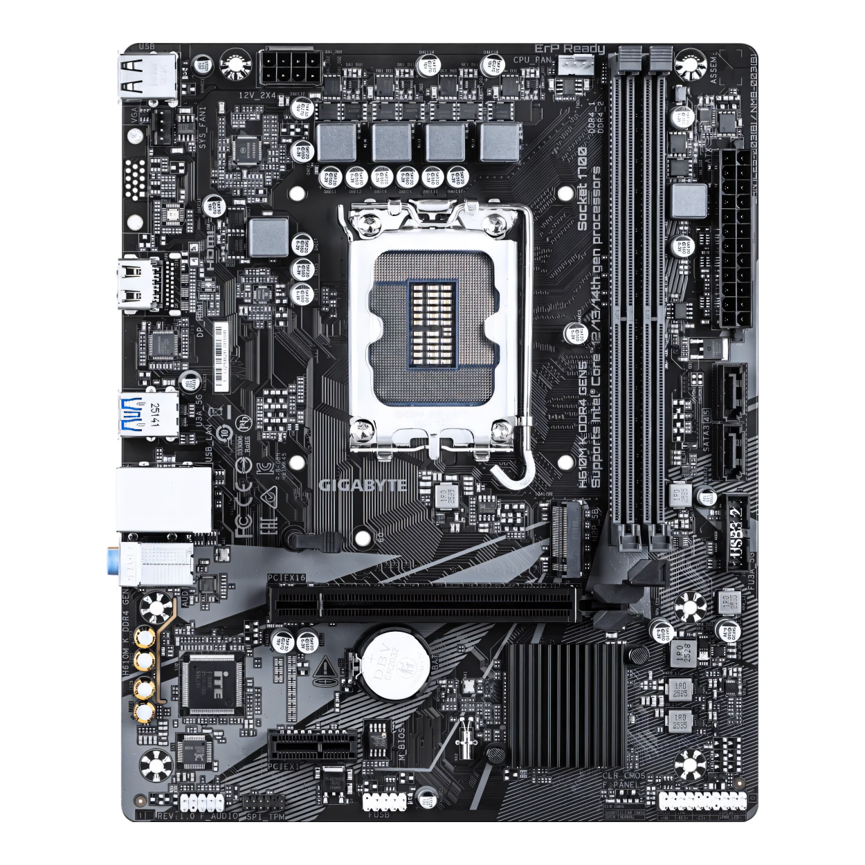 Gigabyte H610M K DDR4 Gen5 Intel LGA 1700 mATX Motherboard