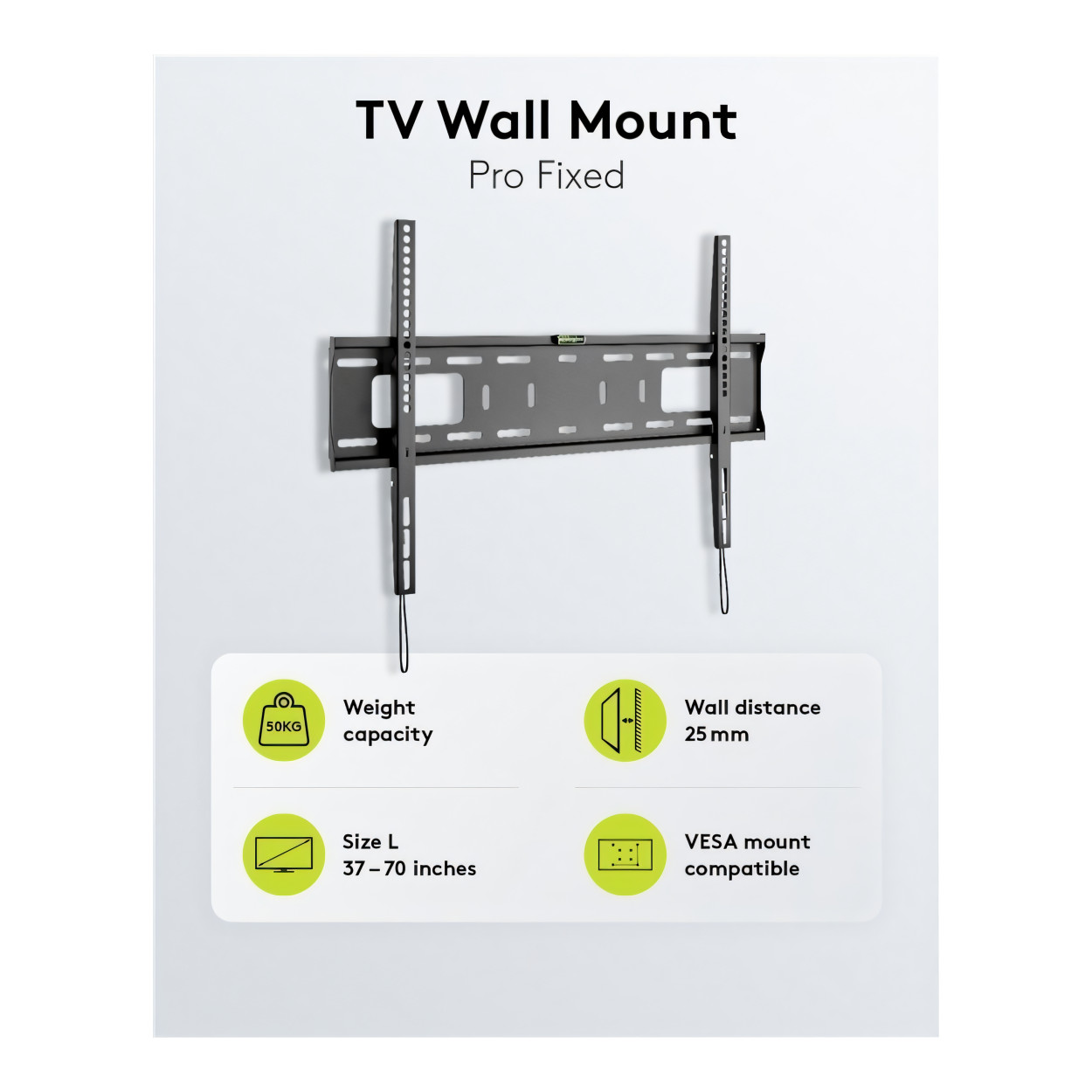 Goobay 37-70-inch Pro Fixed TV Wall Mount 49891
