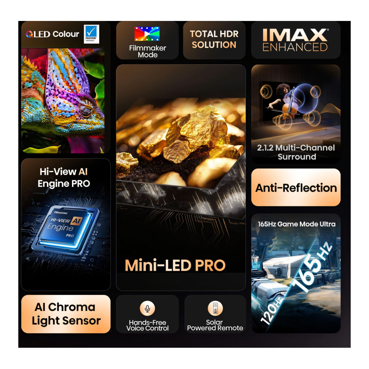 Hisense U7Q Pro 85-inch 4K UHD ULED Mini LED Smart TV 85U7Q PRO