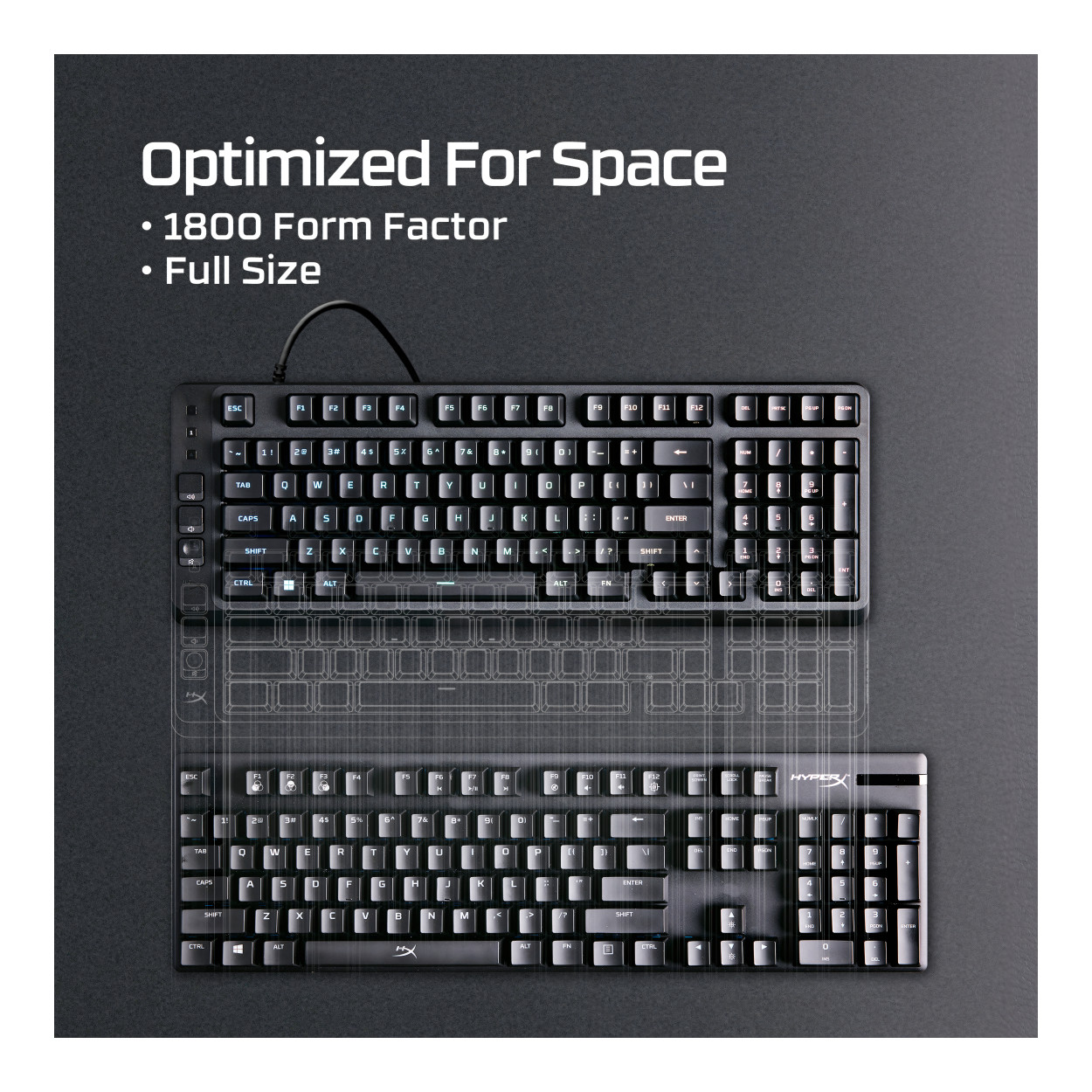 HyperX Eve 1800 Gaming Keyboard B7JE0AA