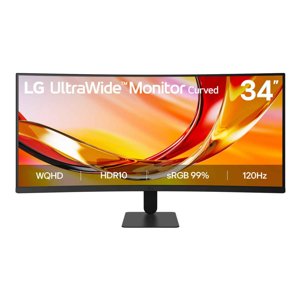 LG UltraWide 34U601B-B 34-inch 3440 x 1440p WQHD 21:9 120Hz 5ms LED VA Curved Monitor