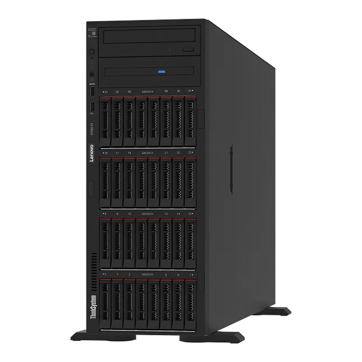 Lenovo ThinkSystem ST650 V3 Tower Server - Intel Xeon Silver 4514Y 64GB RAM 2 x 1.92TB SSD 100W 7D7ASG8D00