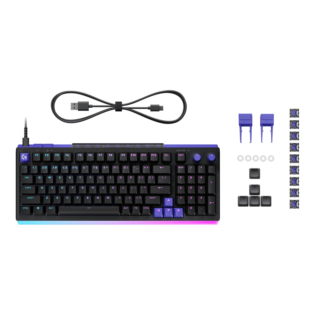 Logitech G512 X 98 TMR Tactile RGB Wired Gaming Keyboard - Black 920-013980