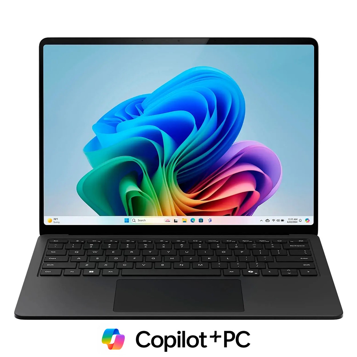 Microsoft Surface 7 13.8-Inch PixelSense AI Laptop - Intel Core Ultra 7 266V 512GB SSD 16GB RAM Win 11 Pro Black