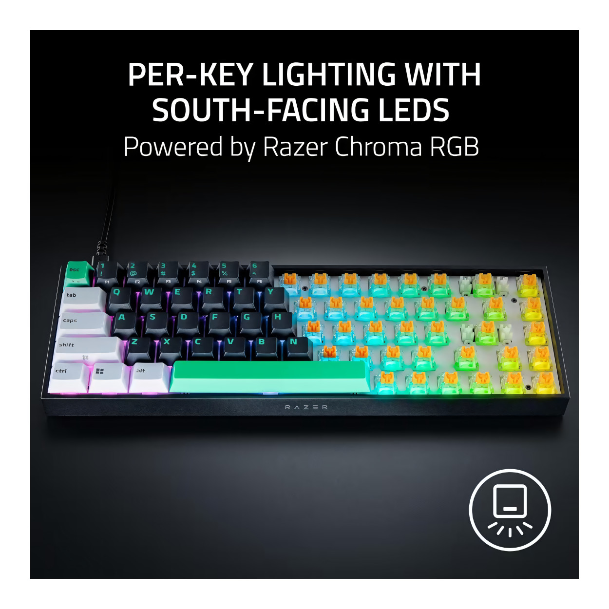 Razer Reclusa X Mini 65 Mechanical Gaming Keyboard - Black RZ03-05980100-R3M1