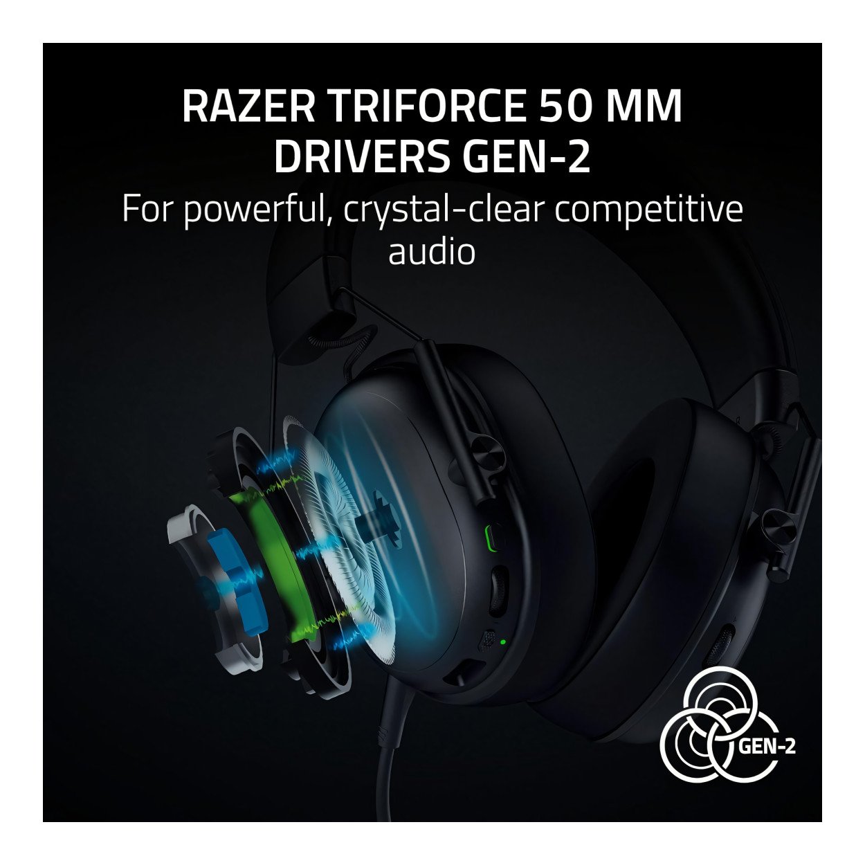 Razer BlackShark V3 X Hyperspeed Wireless Gaming Headset - Black RZ04-05420100-R3M1