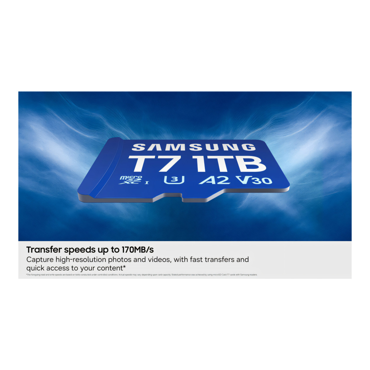 Samsung T7 128GB UHS-I Class U3 microSDXC Memory Card MB-MB128T/WW